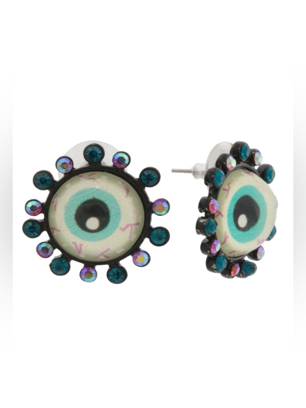 🩶BETSEY JOHNSON EYEBALL STUD EARRINGS -  NWT🩶